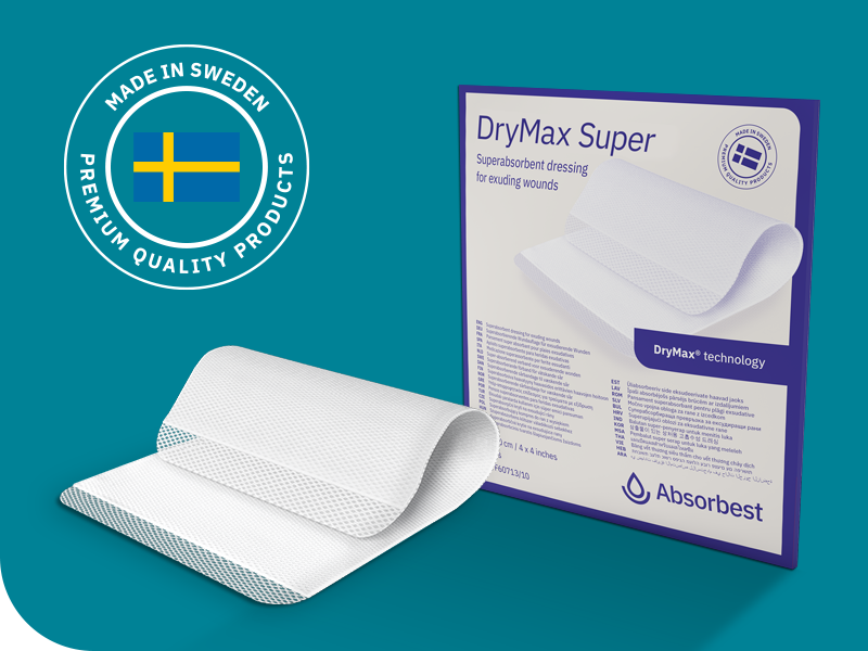 Superabsorbent dressing DryMax Super