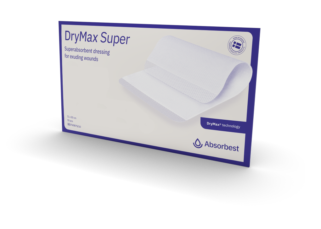 DryMax Super, a superabsorbent dressing